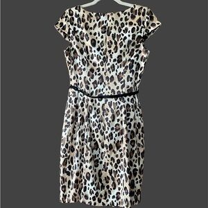 Roz & Ali animal print sheath dress